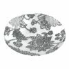 Providence Black & White Floral Bowl, 16" -Storage supplies shop providence black white floral bowl 16