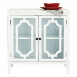 Providence Charlotte Cabinet, White -Storage supplies shop providence charlotte cabinet white 2