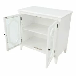 Providence Charlotte Cabinet, White -Storage supplies shop providence charlotte cabinet white 4