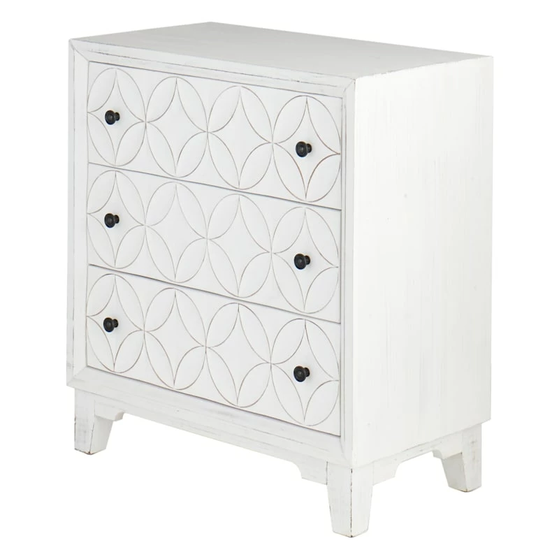 Providence Lorie White 3-Drawer Cabinet 5 Providence Lorie White 3-Drawer Cabinet - Image 3