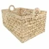 Providence Melia Flower Weave Storage Basket With Handles, Small -Storage supplies shop providence melia flower weave storage basket with handles small