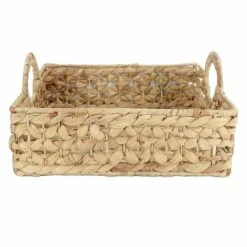 Providence Melia Flower Weave Under The Bed Storage Basket, Small -Storage supplies shop providence melia flower weave under the bed storage basket small 2