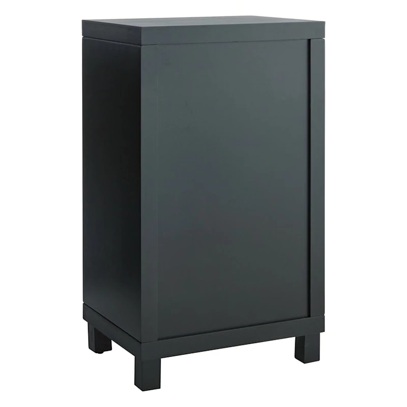 Providence Merrick Black 1-Door Cabinet 4 Providence Merrick Black 1-Door Cabinet - Image 2