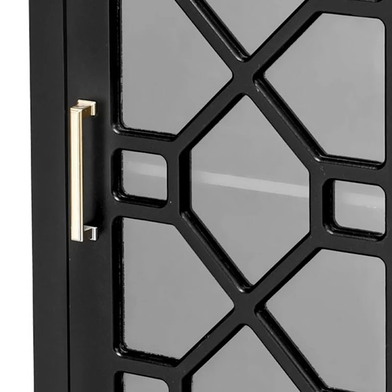 Providence Merrick Black 1-Door Cabinet 6 Providence Merrick Black 1-Door Cabinet - Image 4