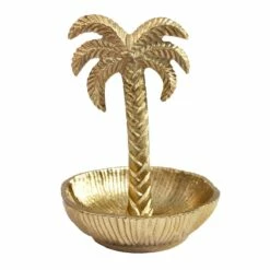 Providence Metallic Palm Tree Table Decor, 5"