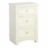 Providence Rachel White 3-Drawer Wood Cabinet -Storage supplies shop providence rachel white 3 drawer wood cabinet
