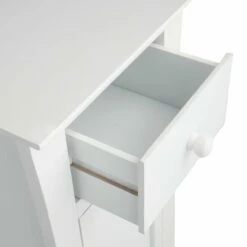Providence Theodore White 1-Drawer Cabinet End Table, 29" -Storage supplies shop providence theodore white 1 drawer cabinet end table 29 5