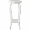 Providence White Wood Octagon Top Plant Stand -Storage supplies shop providence white wood octagon top plant stand