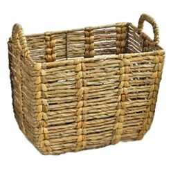 RECTANGLE HYACINTH BASKET M