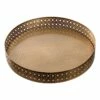 Round Key Scroll Decorative Tray, Large -Storage supplies shop round key scroll decorative tray large
