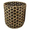Round Water Hyacinth Basket, Large -Storage supplies shop round water hyacinth basket large