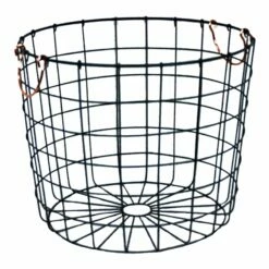 Round Wire Storage Basket, Bronze