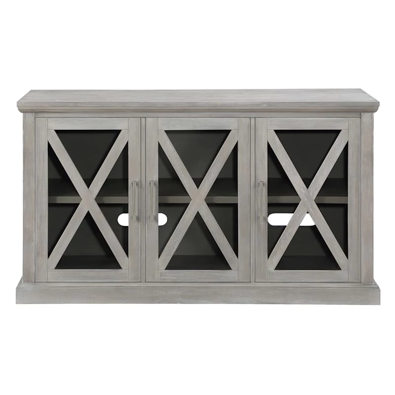 Rowan 3-Drawer Grey Cabinet 4 Rowan 3-Drawer Grey Cabinet - Image 2