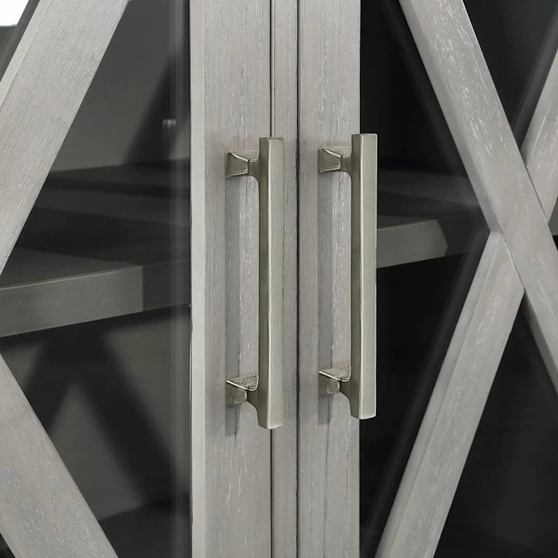 Rowan 3-Drawer Grey Cabinet 8 Rowan 3-Drawer Grey Cabinet - Image 6