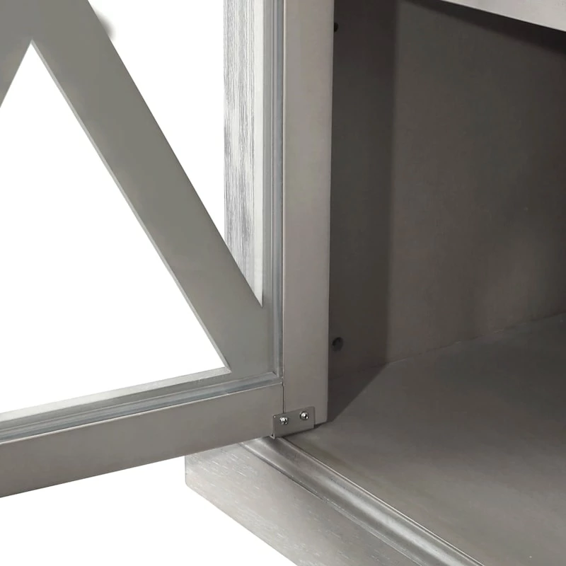 Rowan 3-Drawer Grey Cabinet 9 Rowan 3-Drawer Grey Cabinet - Image 7