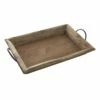 Rustic Wooden Tray With Metal Handles, 24X13 -Storage supplies shop rustic wooden tray with metal handles 24x13 1