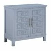 Sadie 2-Drawer Geometric Cabinet, Grey -Storage supplies shop sadie 2 drawer geometric cabinet grey