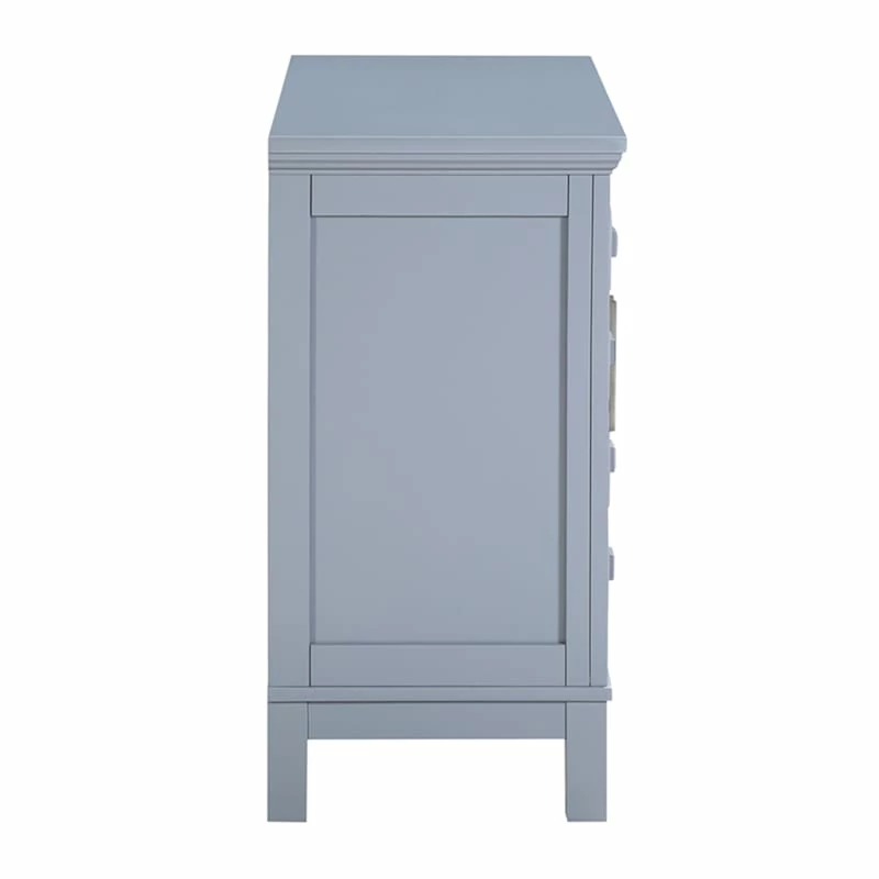 Sadie 2-Drawer Geometric Cabinet, Grey 6 Sadie 2-Drawer Geometric Cabinet, Grey - Image 4