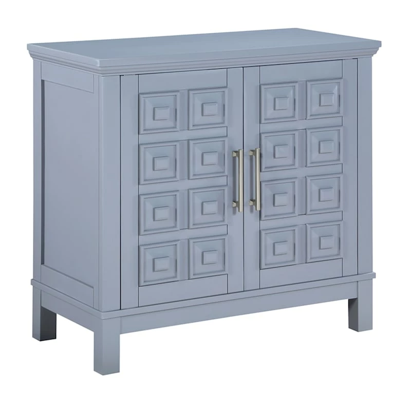 Sadie 2-Drawer Geometric Cabinet, Grey 3 Sadie 2-Drawer Geometric Cabinet, Grey