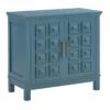 Sadie 2-Drawer Geometric Cabinet, Turquoise -Storage supplies shop sadie 2 drawer geometric cabinet turquoise