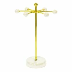 Sfera French Gold Metal Jewelry Stand