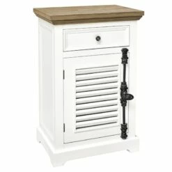 Sharon White Accent Cabinet
