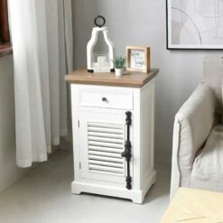 Sharon White Accent Cabinet -Storage supplies shop sharon white accent cabinet 4