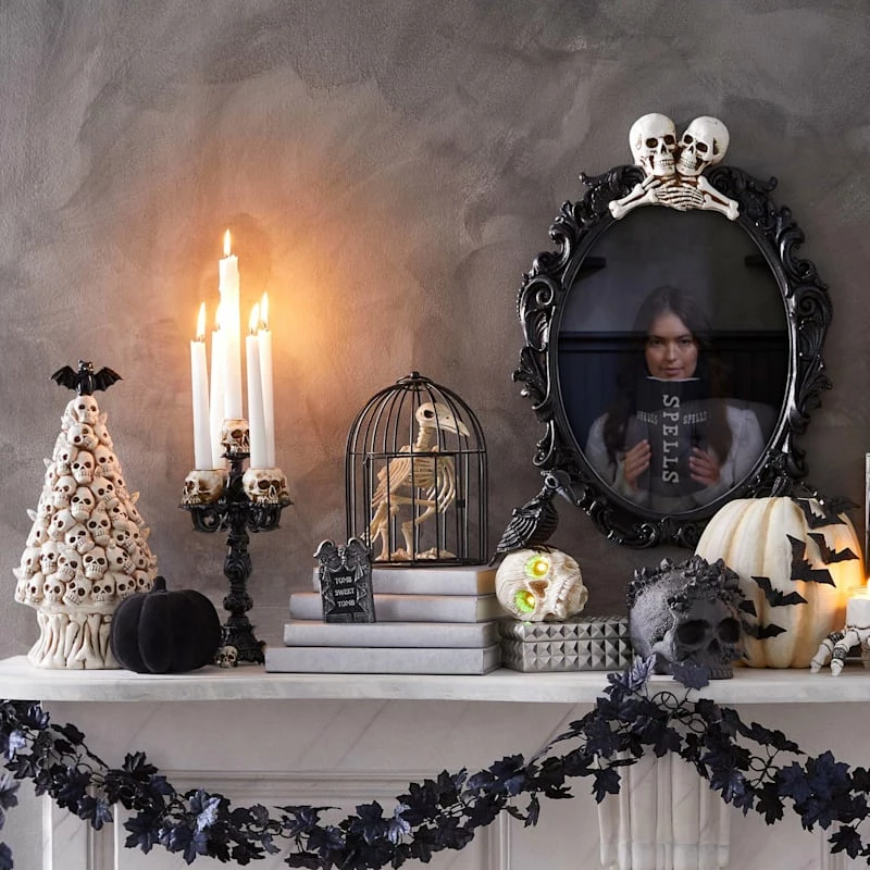 Silver Foil Spiked Decor Box, 7x3 4 Silver Foil Spiked Decor Box, 7x3 - Image 2