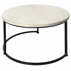 Square Wood Top Plant Stand With Brown Twist Metal Leg, Large -Storage supplies shop square wood top plant stand with brown twist metal leg large 2