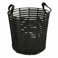 Tprd Fux Lther Bskt-M