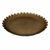 Tracey Boyd Antiqued Brass Platter, 9" -Storage supplies shop tracey boyd antiqued brass platter 9