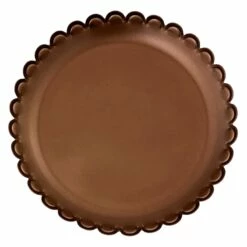 Tracey Boyd Antiqued Brass Platter, 9" -Storage supplies shop tracey boyd antiqued brass platter 9 2