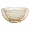 Tracey Boyd Brass Mesh Decorative Bowl, 7.5" -Storage supplies shop tracey boyd brass mesh decorative bowl 7.5