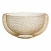 Tracey Boyd Brass Wire Decorative Bowl, 11x5 -Storage supplies shop tracey boyd brass wire decorative bowl 11x5 1