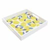 Tracey Boyd Lemon Decorative Tray, 12" -Storage supplies shop tracey boyd lemon decorative tray 12