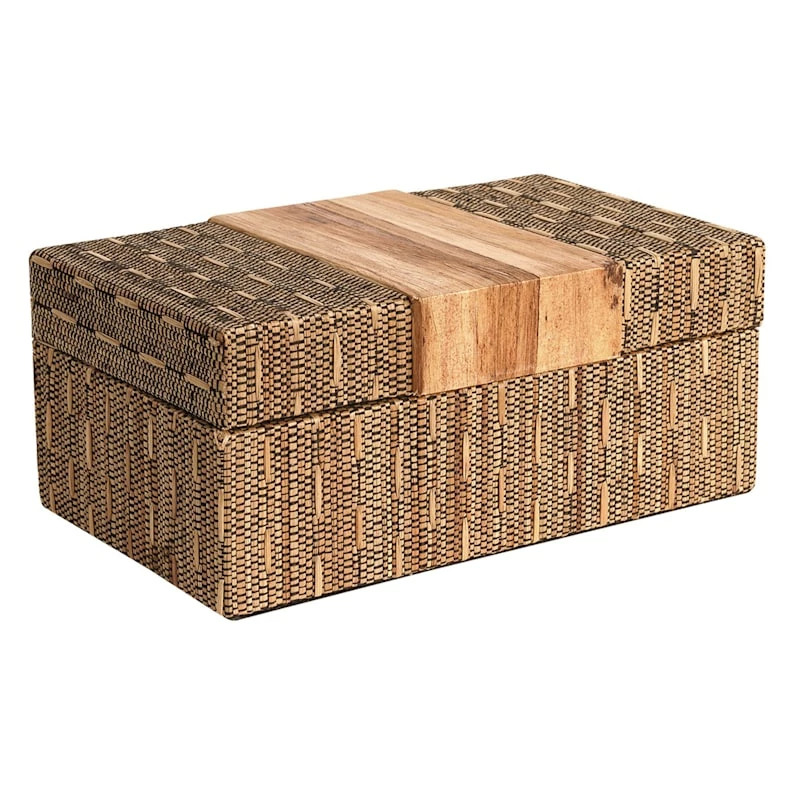 Tracey Boyd Natural Seagrass Woven Box, 11x4.5 3 Tracey Boyd Natural Seagrass Woven Box, 11x4.5
