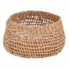 Tracey Boyd Round Grid Weave Slouch Basket, Small -Storage supplies shop tracey boyd round grid weave slouch basket small