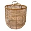 Tracey Boyd Round Rattan Storage Basket, Medium -Storage supplies shop tracey boyd round rattan storage basket medium