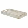 Tracey Boyd White Rustic Wooden Tray, Small -Storage supplies shop tracey boyd white rustic wooden tray small