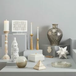 Triangle Wooden Carved Box, 5" -Storage supplies shop triangle wooden carved box 5 2