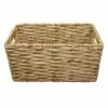 Twisted Water Hyacinth Storage Basket, Small