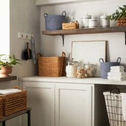 Ty Pennington Braided Arrow Weave Rectangle Basket, Large -Storage supplies shop ty pennington braided arrow weave rectangle basket large 2