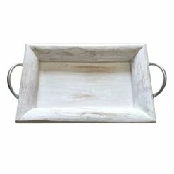 Ty Pennington Natural Wood Decorative Tray, 20"