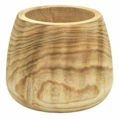 Ty Pennington Natural Wood Planter, 7"