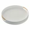 Ty Pennington White Wood Decorative Tray, Large
