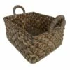 Water Hyacinth Rectangle Grey Extra Medium Basket 1 Water Hyacinth Rectangle Grey Extra Medium Basket -Storage supplies shop water hyacinth rectangle grey extra medium basket