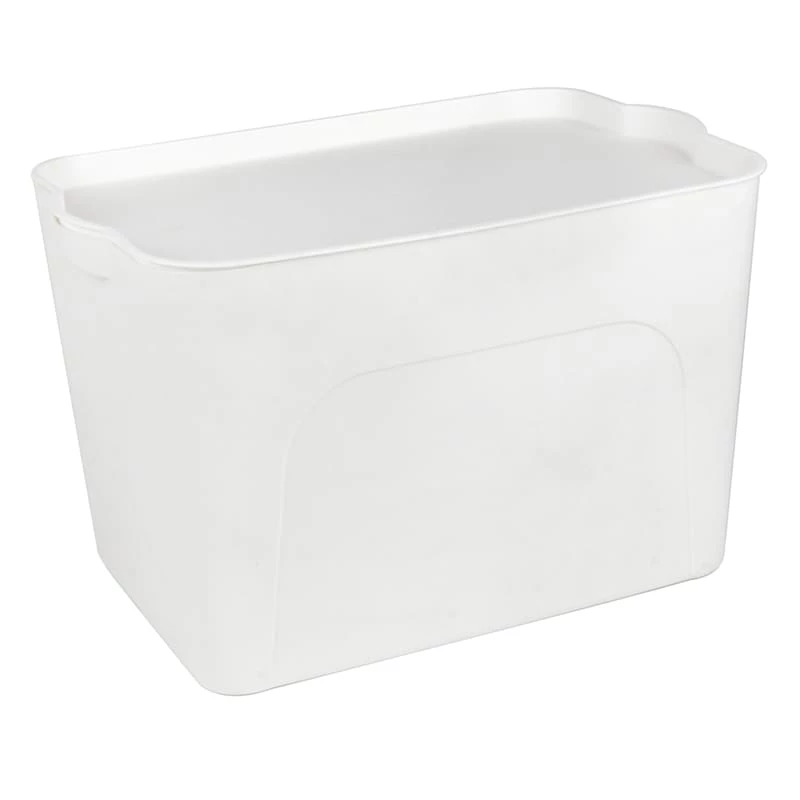 White Storage Container, Large 3 White Storage Container, Large