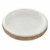 Whitewashed Round Wood Tray, 13" 2 Whitewashed Round Wood Tray, 13" -Storage supplies shop whitewashed round wood tray 13