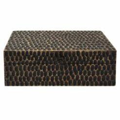 Wood Hammered Box, 10x3