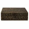 Wood Hammered Box, 8x3 -Storage supplies shop wood hammered box 8x3 1